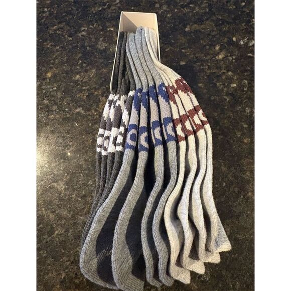 Adidas Men's Gray No Show Socks 6 Pack Large - Picture 1 of 8